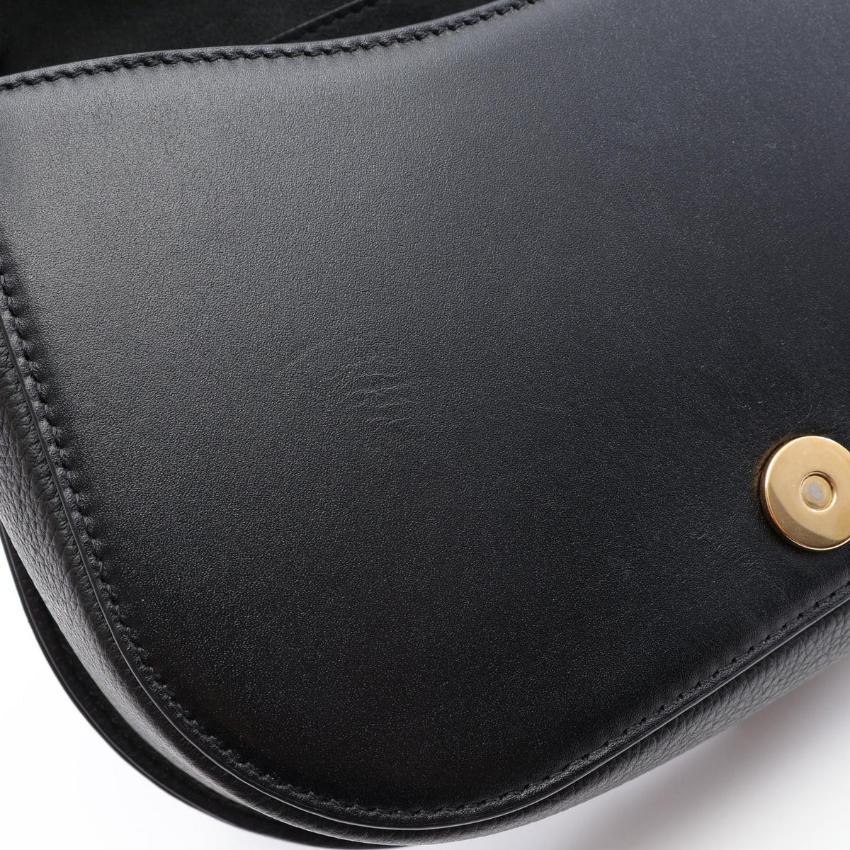 FENDI Black Leather Medium Shoulder Bag
