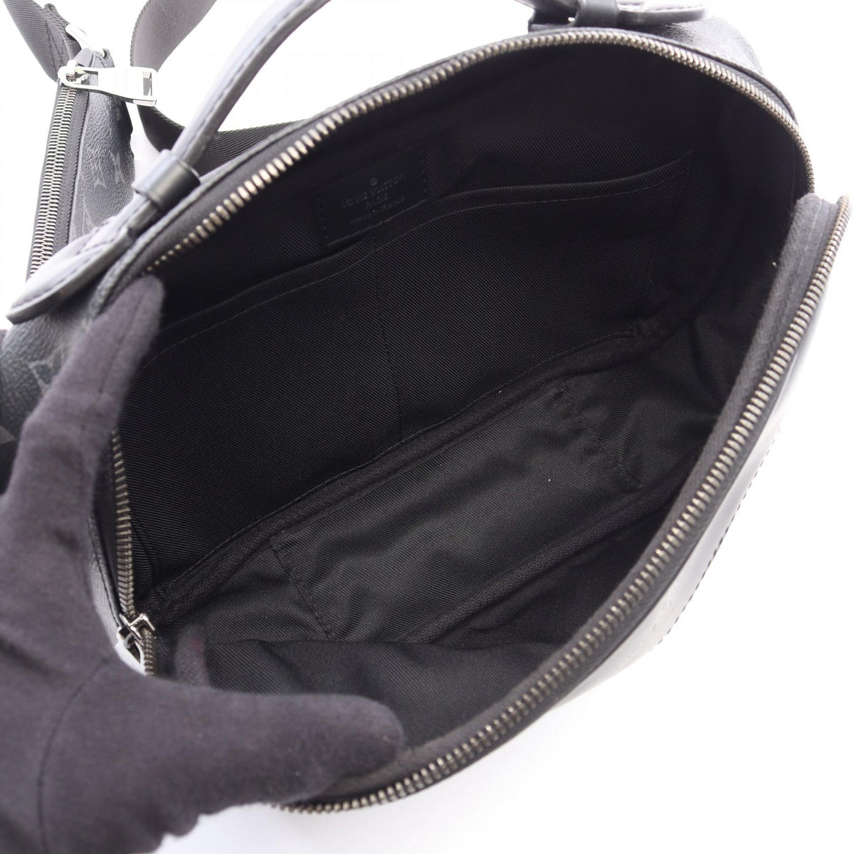 LOUIS VUITTON Monogram Eclipse Bumbag Bag Black