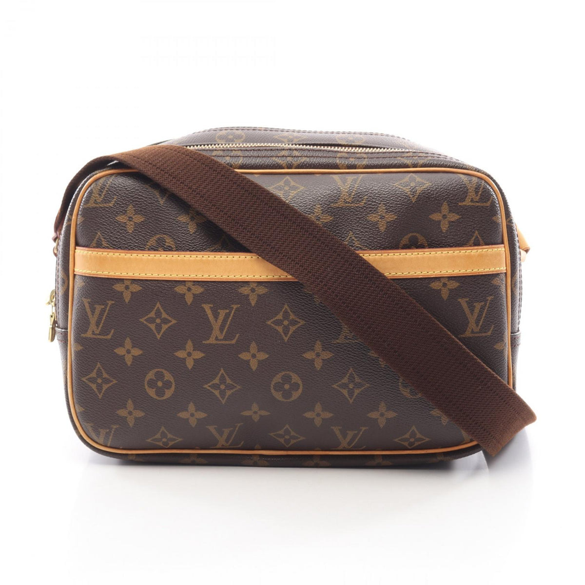 LOUIS VUITTON Reporter PM Bag Brown