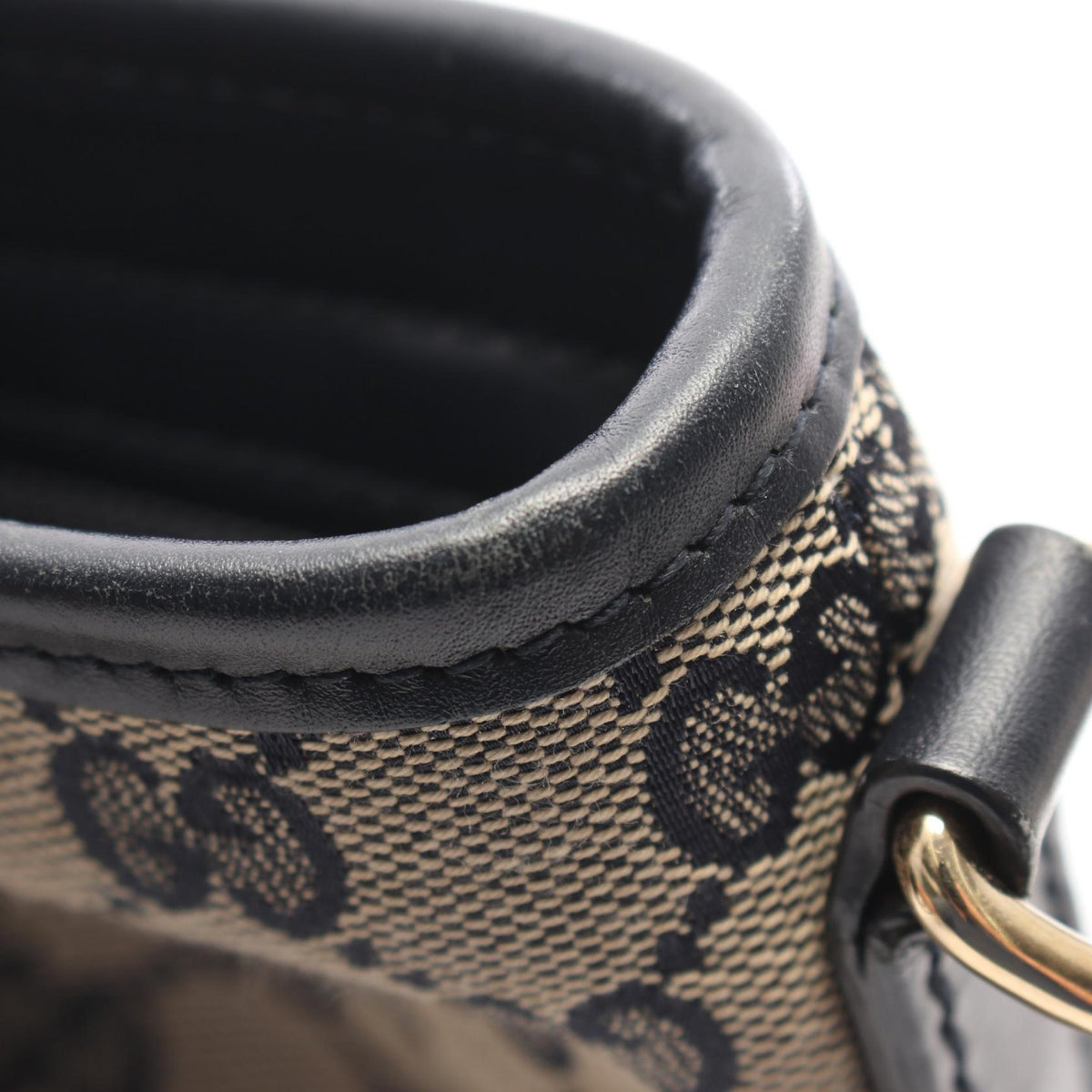 GUCCI Sherry Line GG Canvas Shoulder Bag