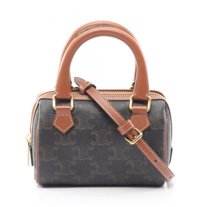 CELINE Triomphe 2WAY PVC Coated Handle Bag