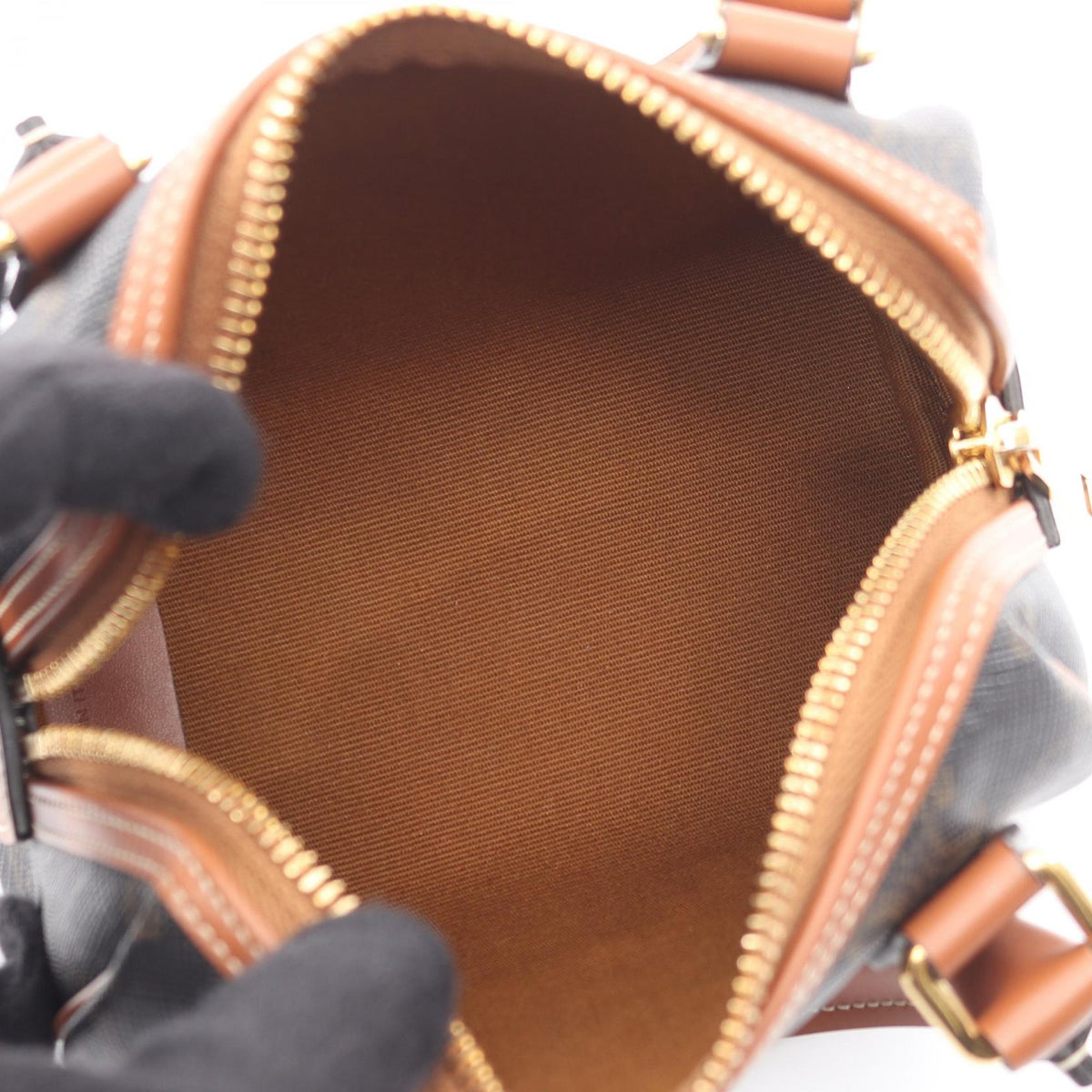 CELINE Triomphe 2WAY PVC Coated Handle Bag