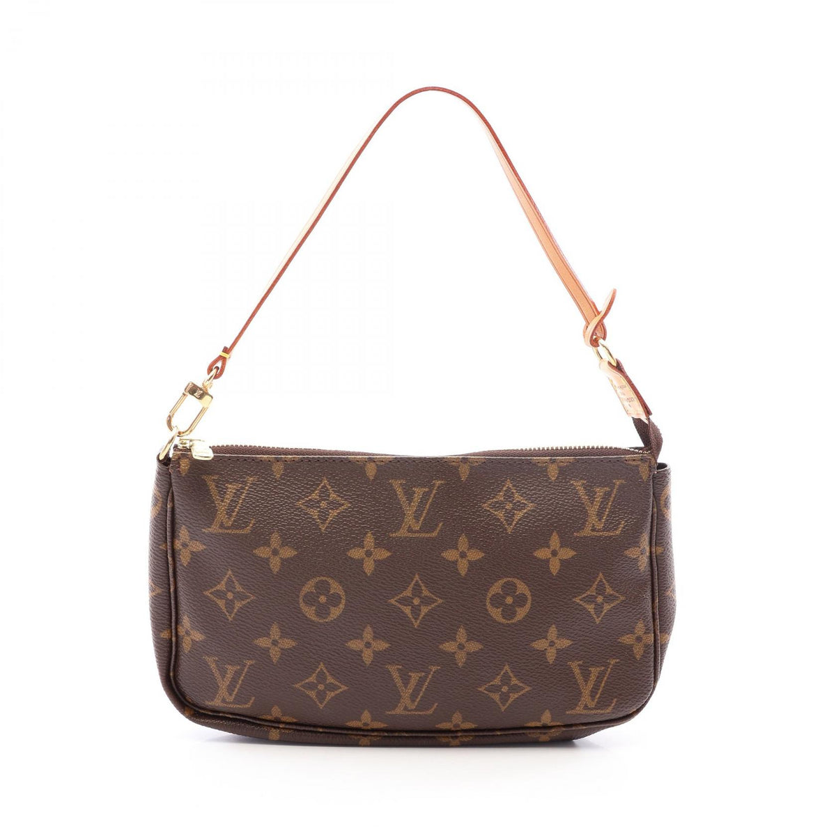 LOUIS VUITTON Pochette Handbag Brown