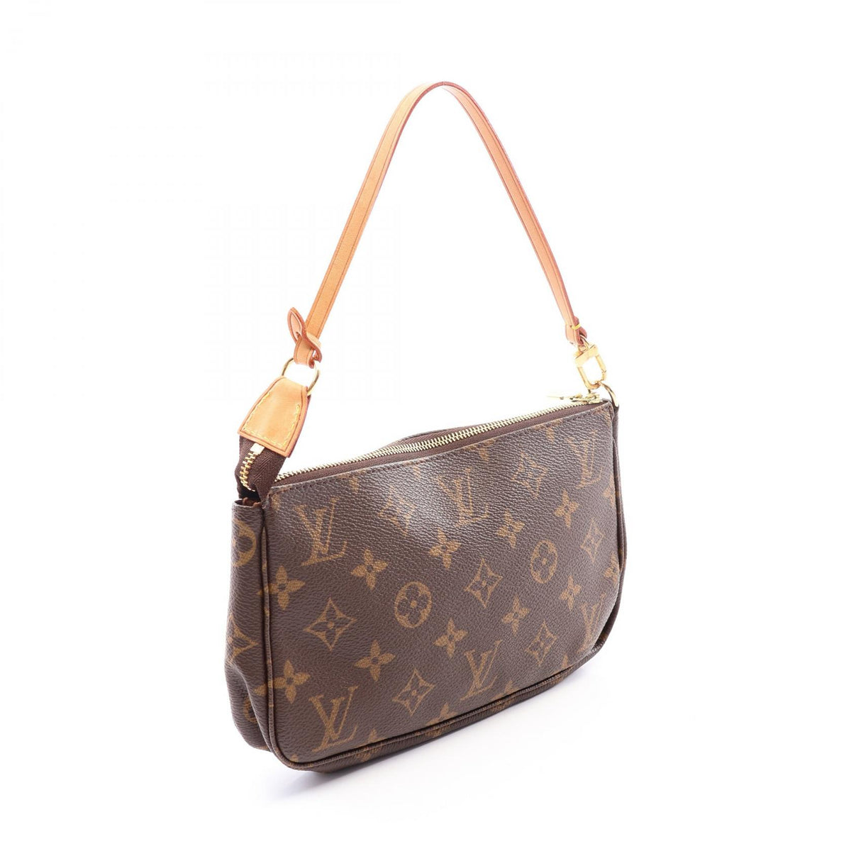 LOUIS VUITTON Pochette Handbag Brown