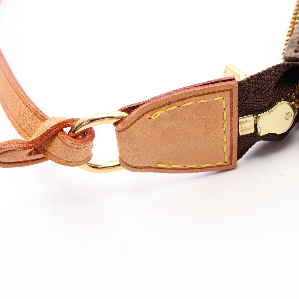 LOUIS VUITTON Pochette Handbag Brown