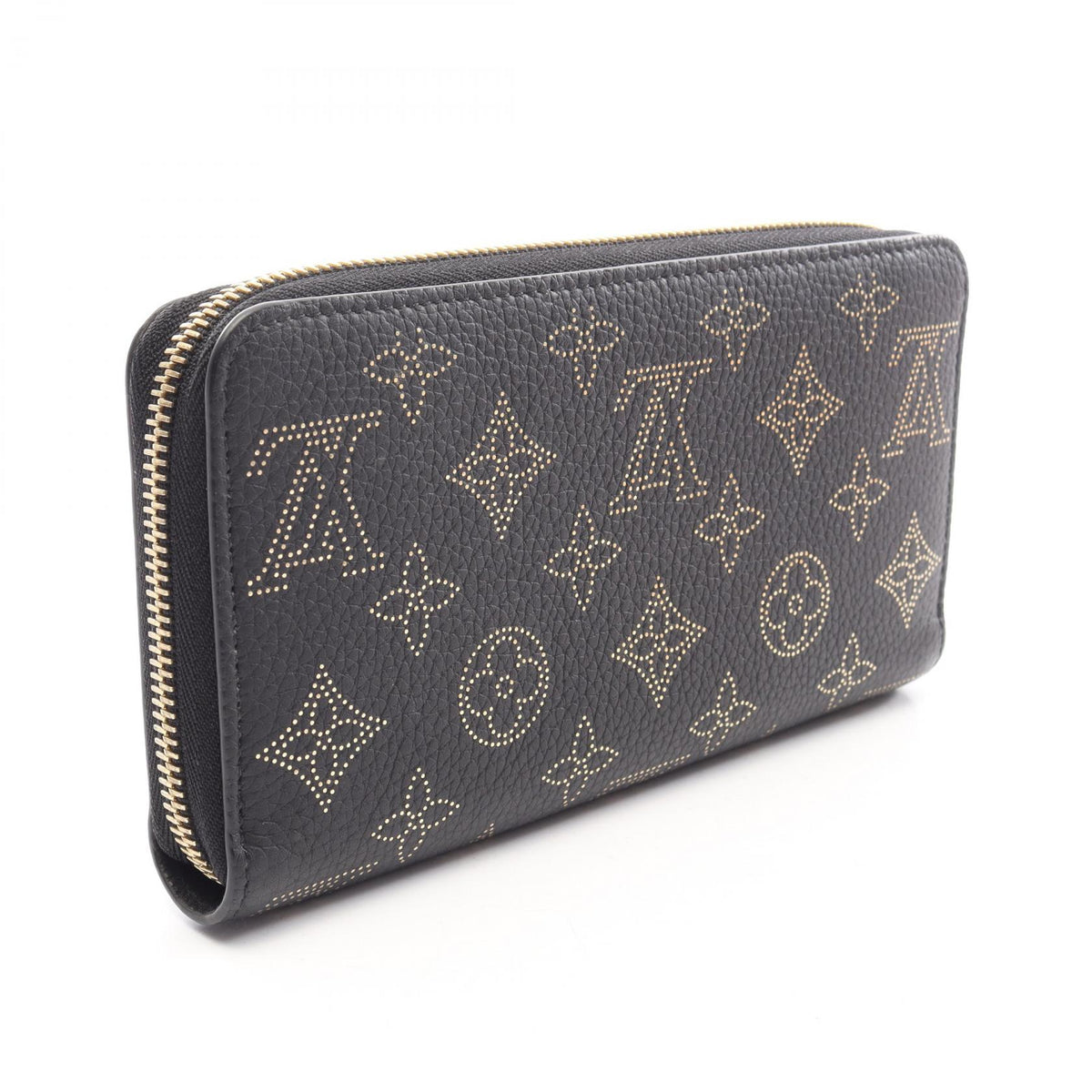 LOUIS VUITTON Zippy Monogram Wallet Black