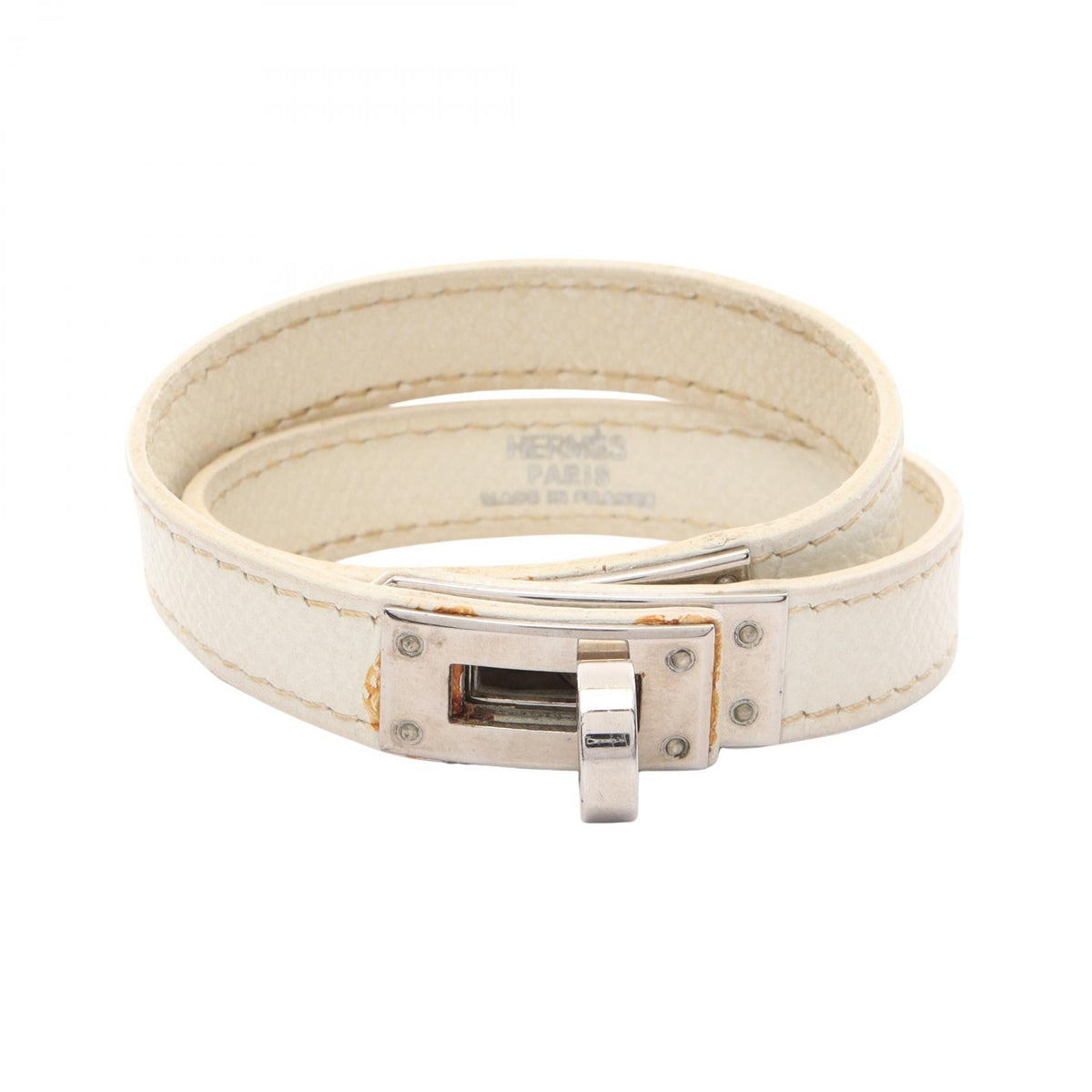 HERMES Kelly Double Tour Leather Bracelet