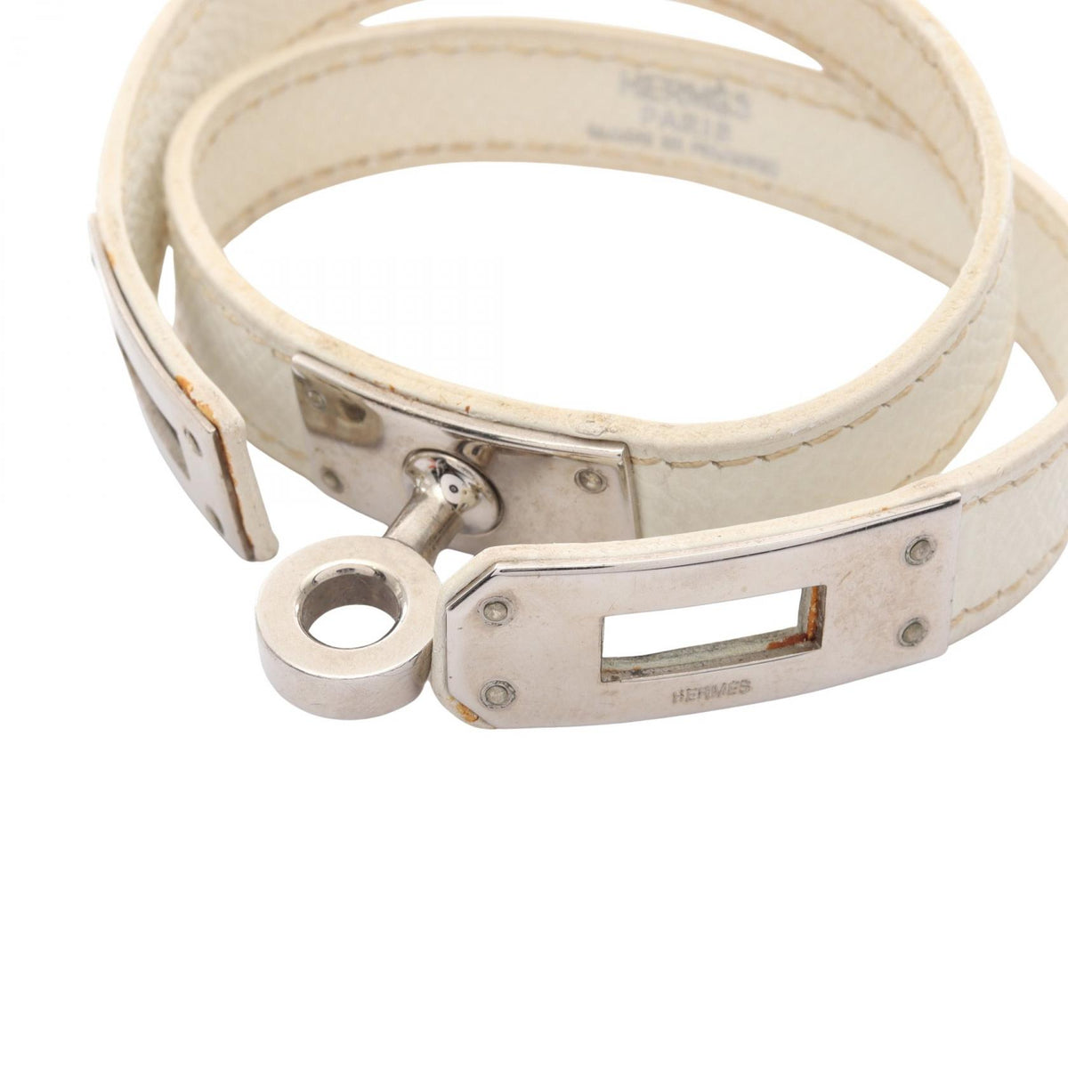HERMES Kelly Double Tour Leather Bracelet