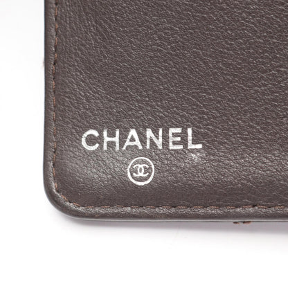 CHANEL Chevron V-Stitch Long Wallet