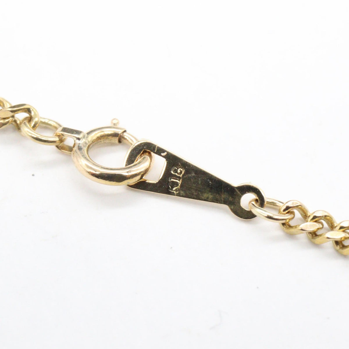JEWELRY K18 Yellow Gold 2-Sided S Kihei Necklace