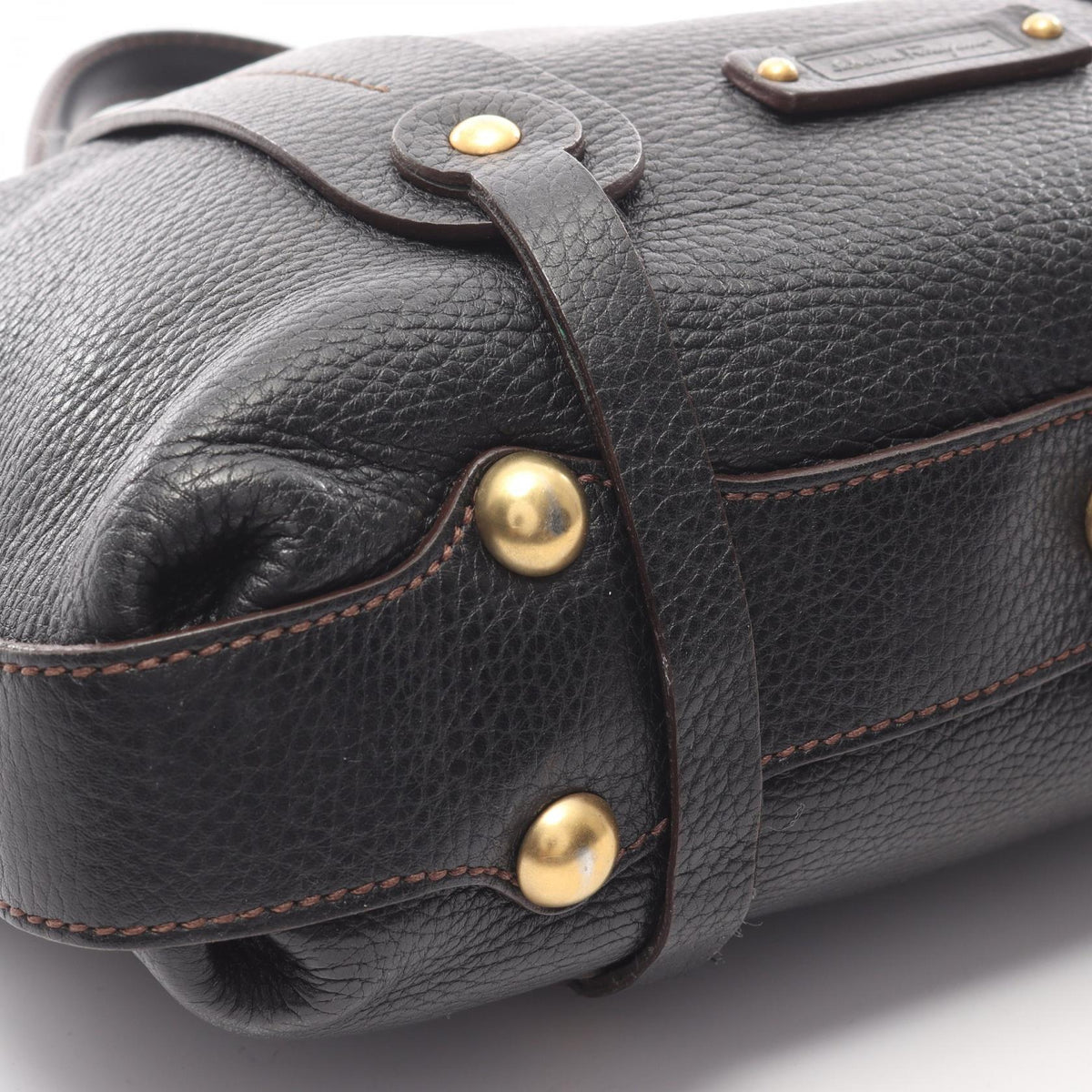 Salvatore Ferragamo Gancini Bag Brown