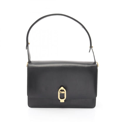 CELINE Leather Shoulder Bag Black