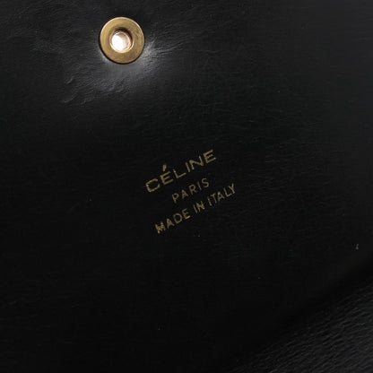 CELINE Leather Shoulder Bag Black