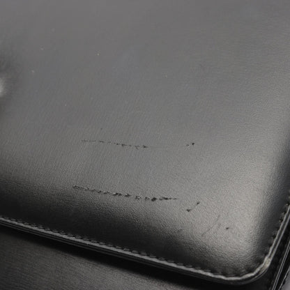 CELINE Leather Shoulder Bag Black
