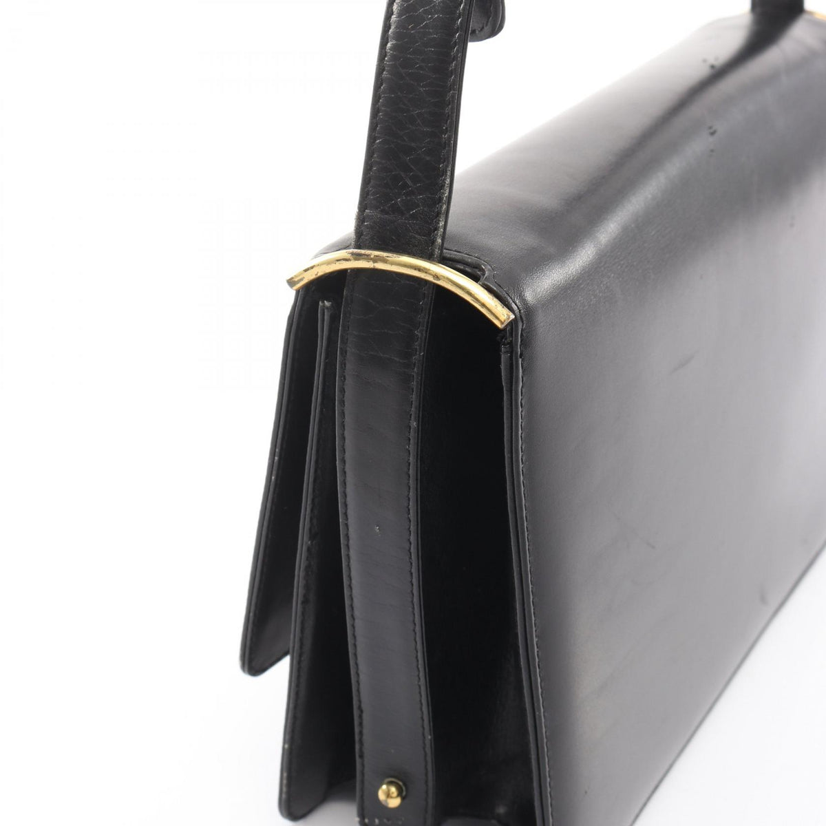CELINE Leather Shoulder Bag Black