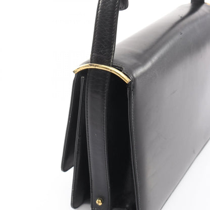 CELINE Leather Shoulder Bag Black