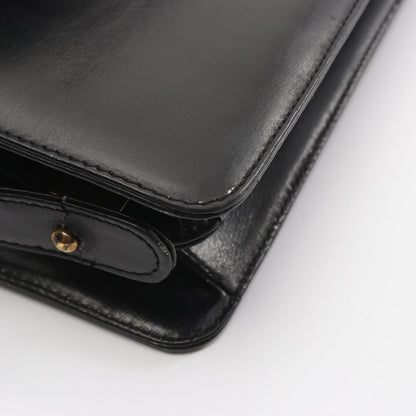 CELINE Leather Shoulder Bag Black