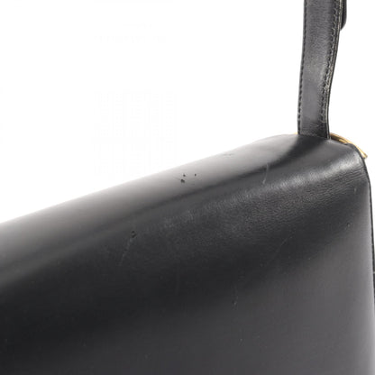 CELINE Leather Shoulder Bag Black