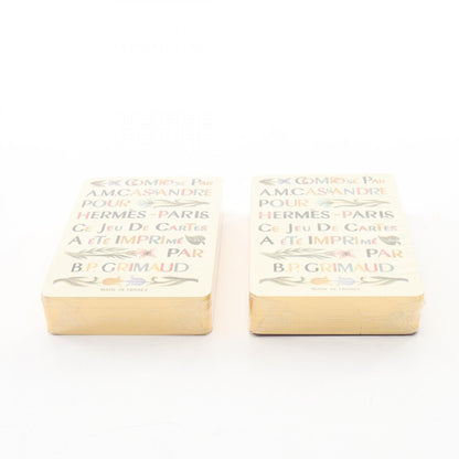 HERMES Playing Card Set Multi Paper