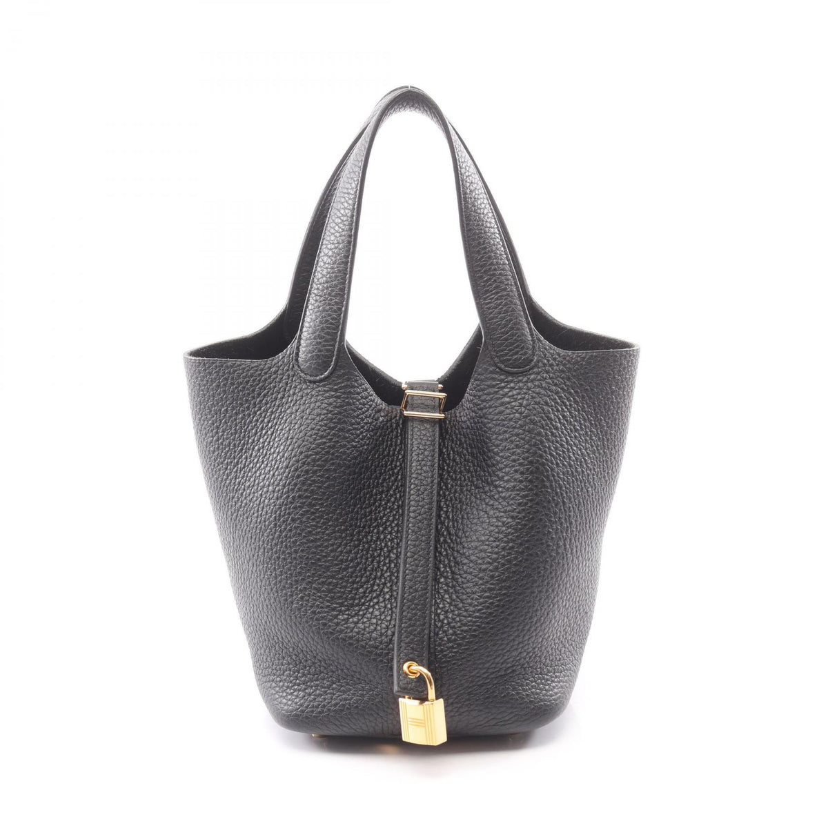 HERMES Picotin Lock PM Black Handle Bag