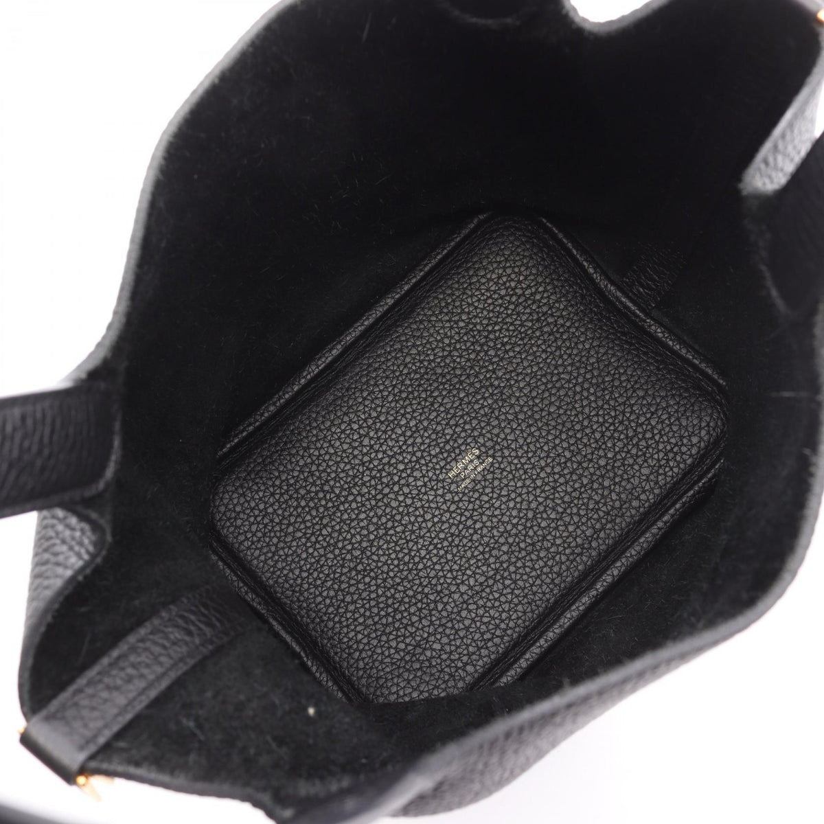 HERMES Picotin Lock PM Black Handle Bag