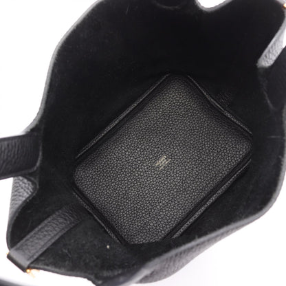 HERMES Picotin Lock PM Black Handle Bag