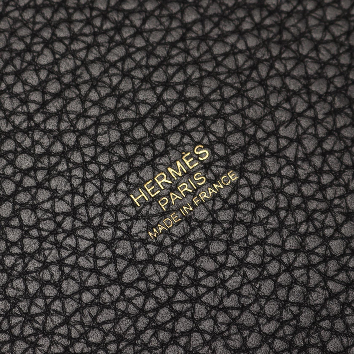 HERMES Picotin Lock PM Black Handle Bag