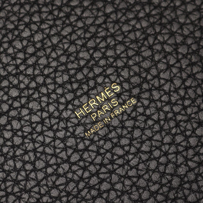 HERMES Picotin Lock PM Black Handle Bag