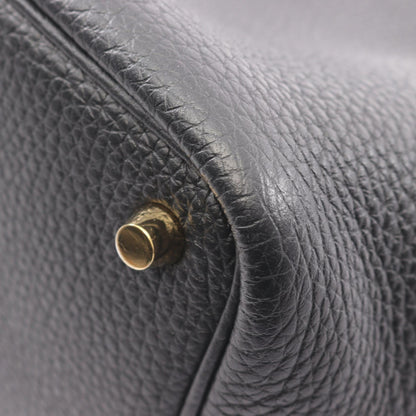 HERMES Picotin Lock PM Black Handle Bag