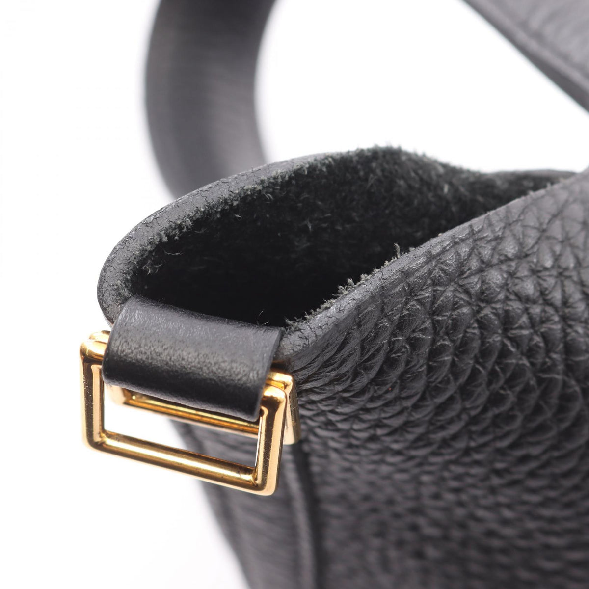 HERMES Picotin Lock PM Black Handle Bag