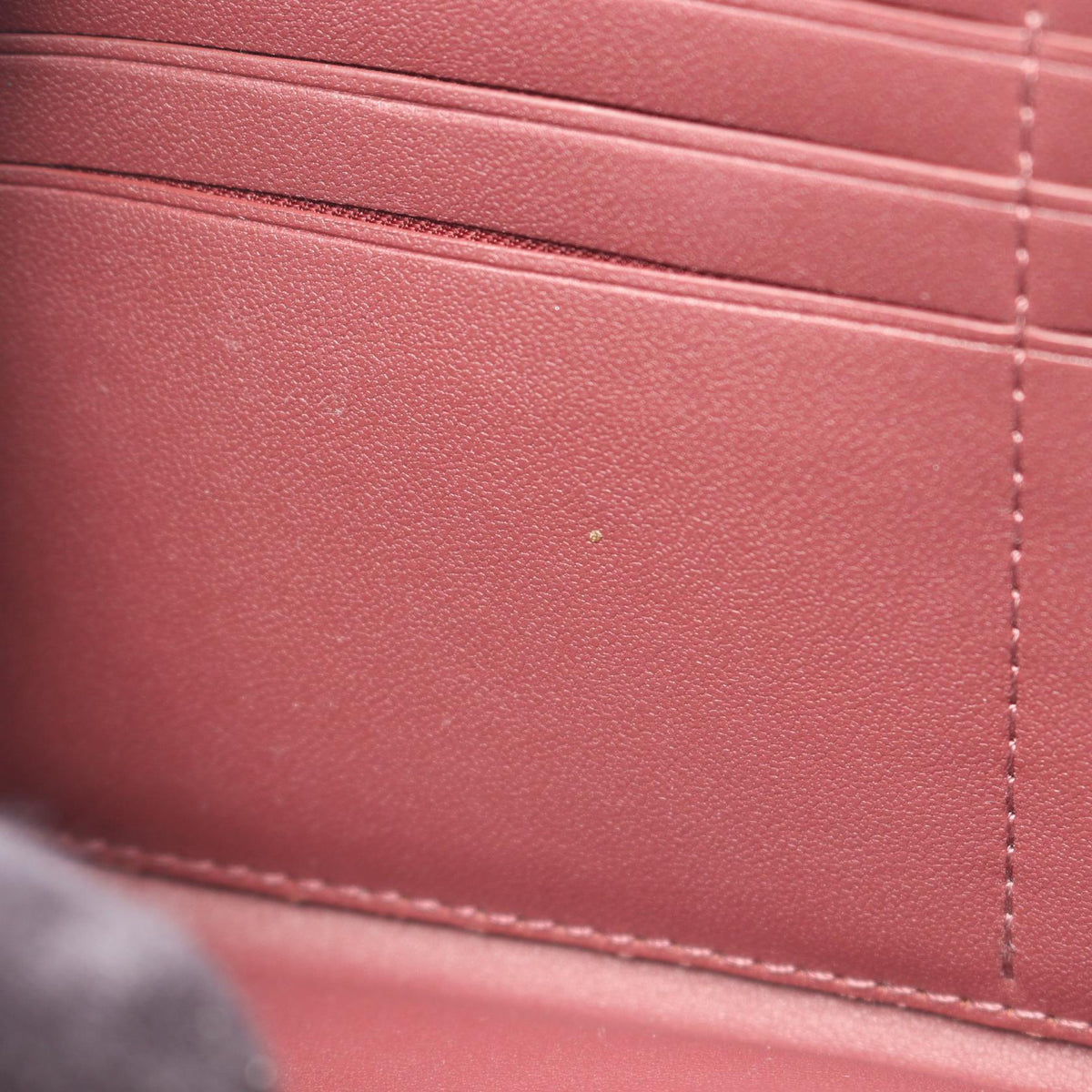 COACH Accordion Zip Around Wallet Bordeaux
