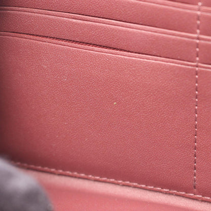 COACH Accordion Zip Around Wallet Bordeaux