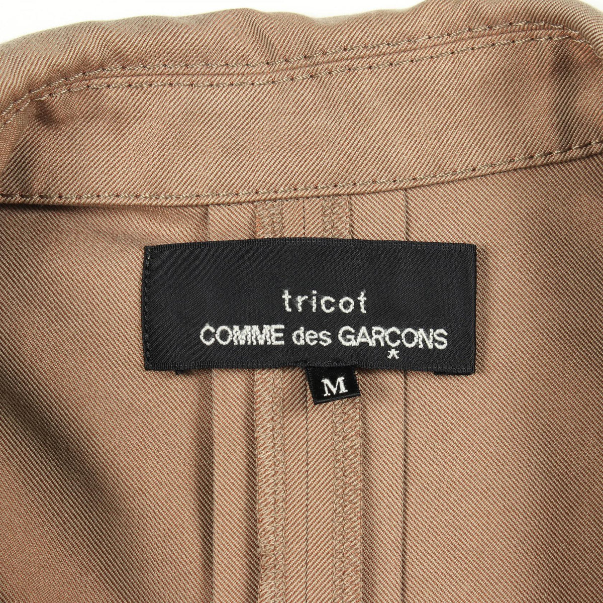 COMME des GARCONS Round Collar Half Sleeve Coat Size M