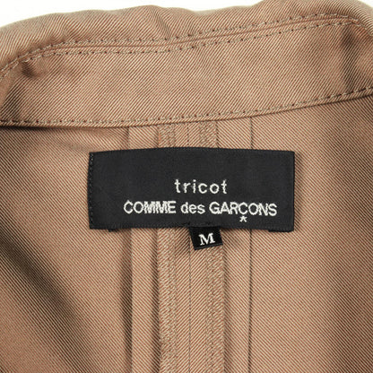COMME des GARCONS Round Collar Half Sleeve Coat Size M