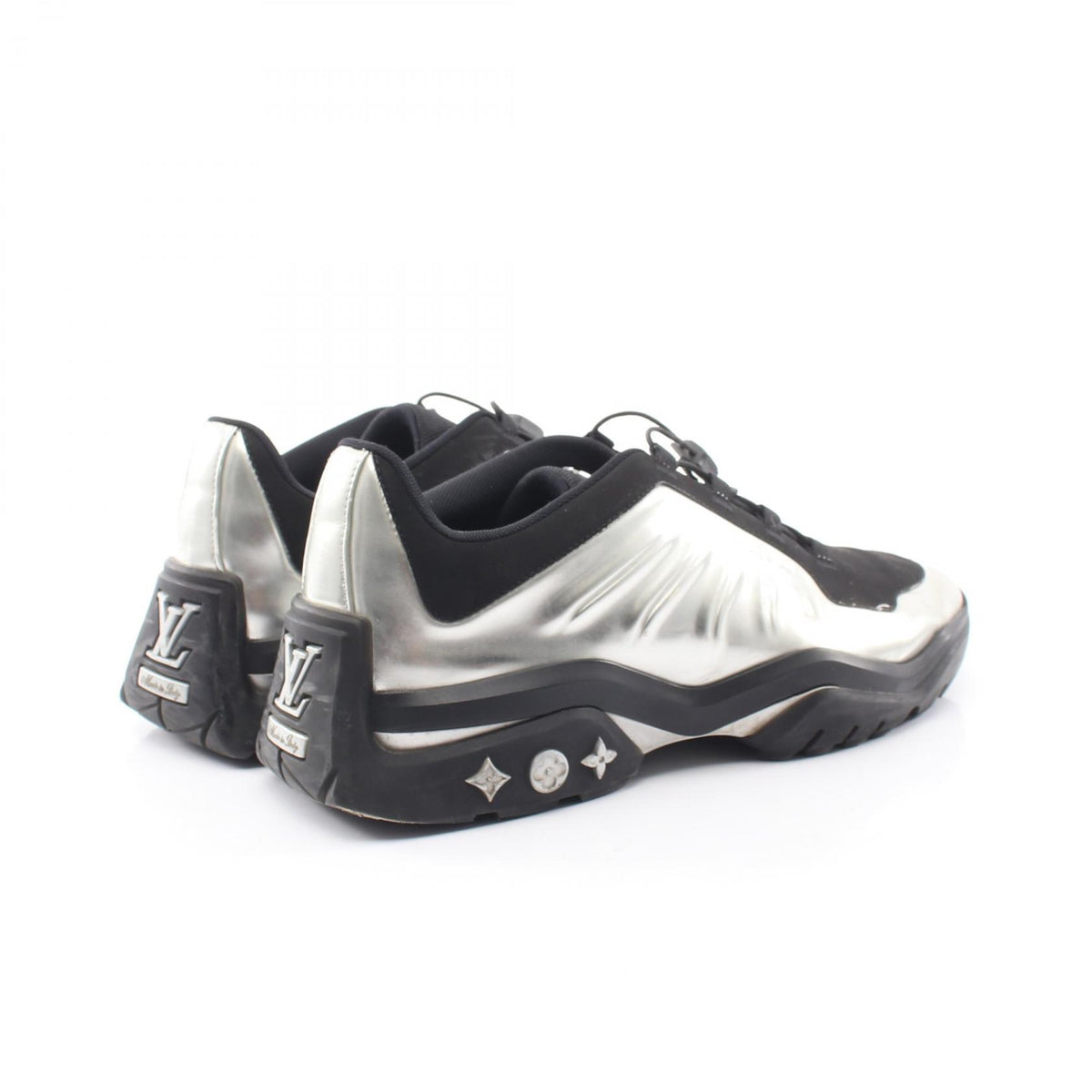 LOUIS VUITTON Millennium Line Sneakers Black Size UK 9