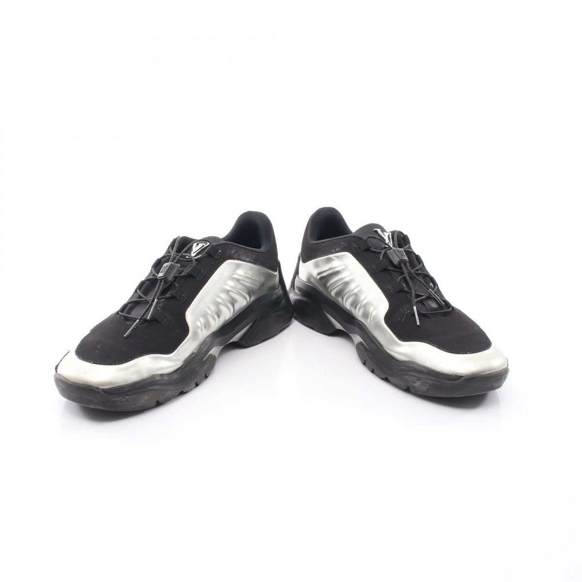 LOUIS VUITTON Millennium Line Sneakers Black Size UK 9