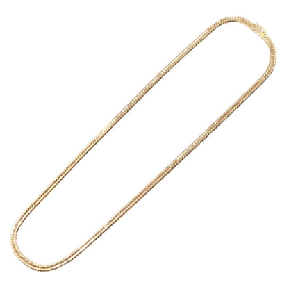 JEWELRY K18 Yellow Gold 12-Sided Curb Chain Necklace
