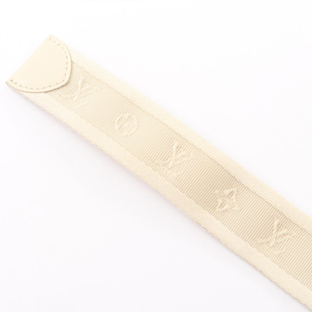 LOUIS VUITTON Monogram Fortune Belt Ivory/Gold Size 80/32