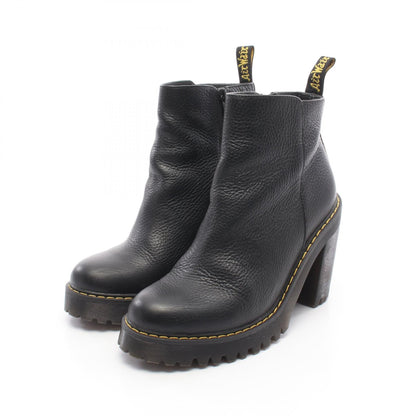Dr.Martens Magdalena Short Leather Boots Black Size UK 6