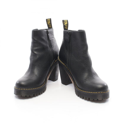 Dr.Martens Magdalena Short Leather Boots Black Size UK 6