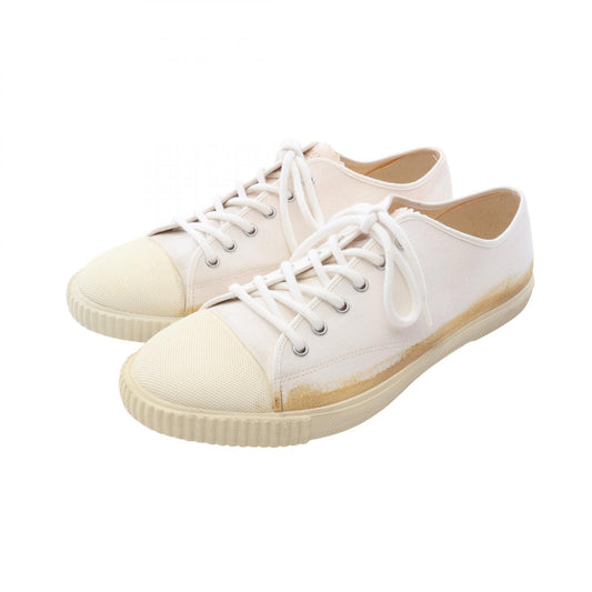 Maison Margiela Used-Look Canvas Sneakers White Size EU 43