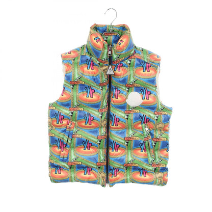 MONCLER GENIUS 2 1952 All-Over Pattern Down Vest Size 2
