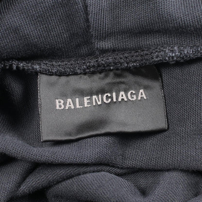 BALENCIAGA Faux Layered Distressed Hooded Dress Size 1