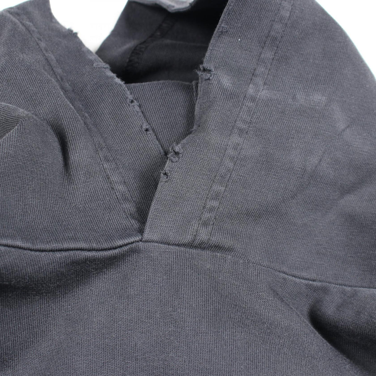 BALENCIAGA Faux Layered Distressed Hooded Dress Size 1