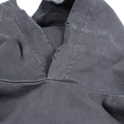 BALENCIAGA Faux Layered Distressed Hooded Dress Size 1