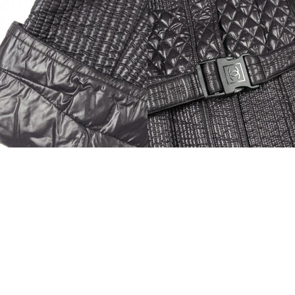 CHANEL Sports Line Nylon Coat Blue Size 38