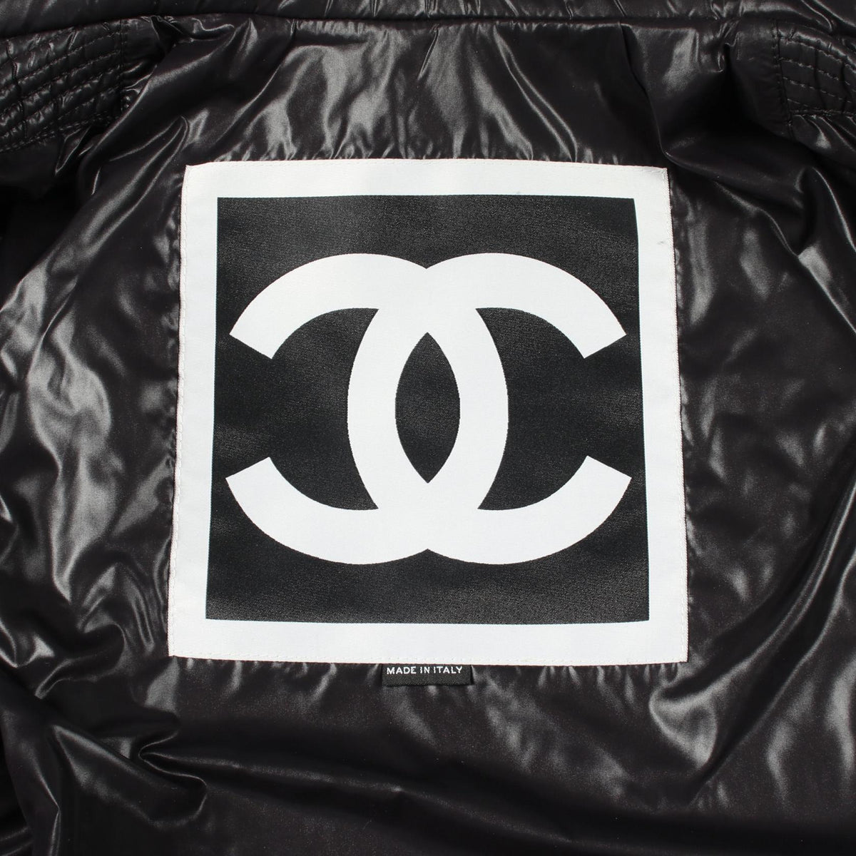 CHANEL Sports Line Nylon Coat Blue Size 38