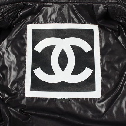 CHANEL Sports Line Nylon Coat Blue Size 38