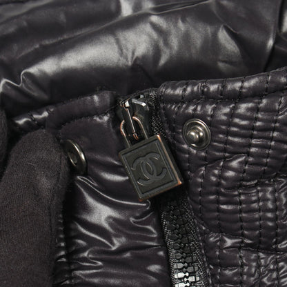 CHANEL Sports Line Nylon Coat Blue Size 38