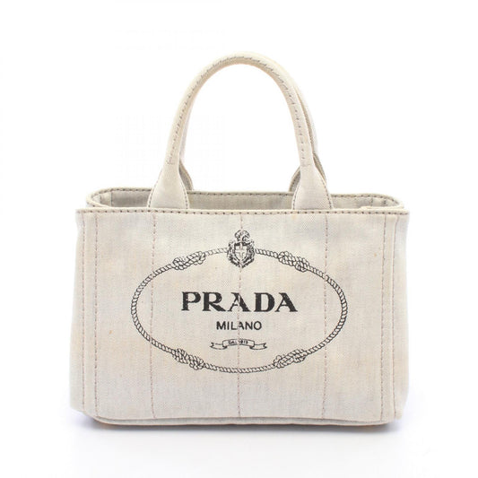 PRADA DENIM CANAPA Canapa Denim Tote Bag